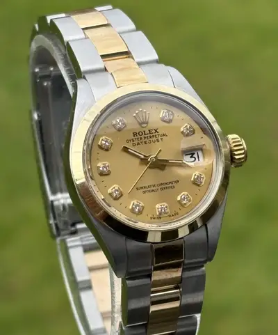 Rolex DateJust, Gold S/S, Oyster