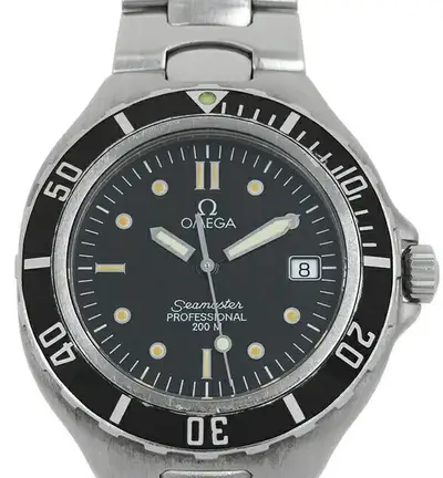 Omega Seamaster Professional 200 Black Stainless