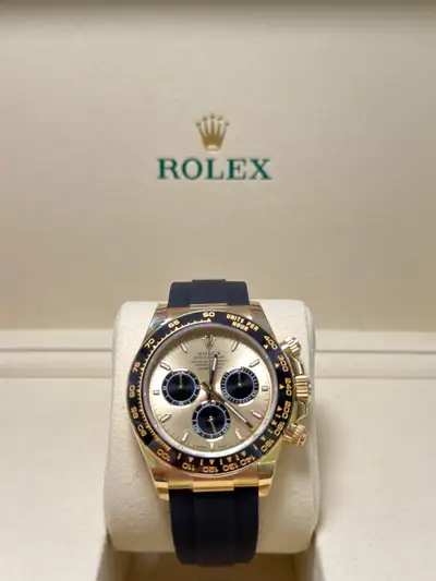 Rolex Daytona Yellow Gold Oyster-Flex "Pikachu"