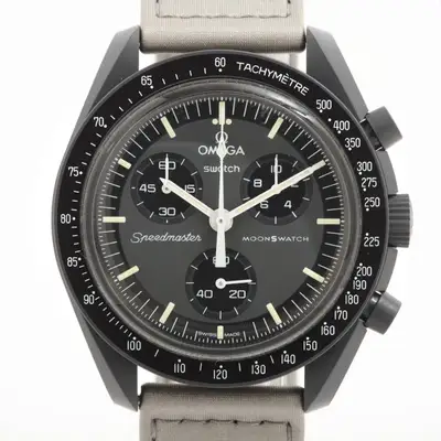 Omega x swatch Speedmaster missions Toe
