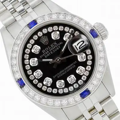 Rolex Datejust Steel String Diamond Bezel