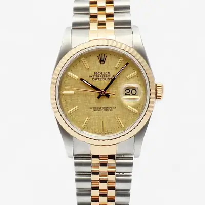 Rolex Datejust 36 Linen 18K Simple