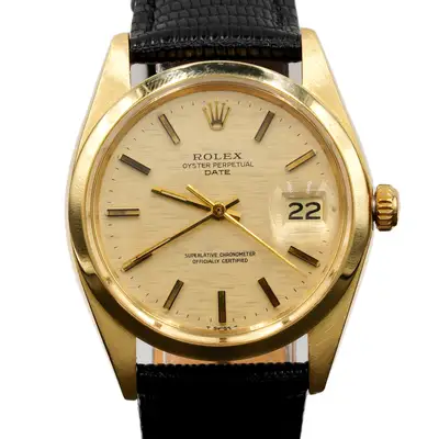 Rolex 14K Yellow Gold Date Gold