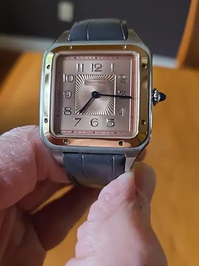 Cartier Santos Dumont XL Steel Rose