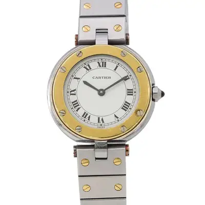 Cartier Santos 8191 Stainless Steel Yellow