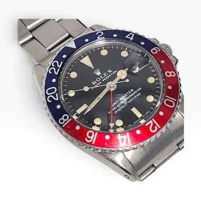 Rolex GMT Master Steel Pepsi Bezel