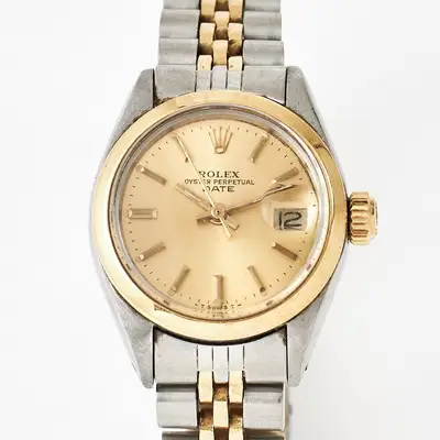 Rolex Oyster Perpetual Date stainless/18 k
