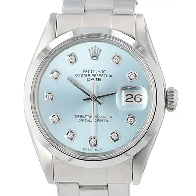 Rolex Oyster Perpetual Date Steel Blue
