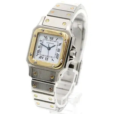 Cartier Santos Galbe SM SS #C3091