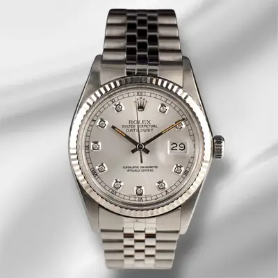 Rolex Datejust Steel Fluted Jubilee