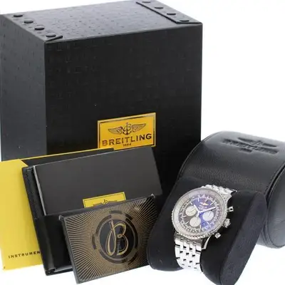 Breitling NAVITIMER AB0127 SS Black Silver