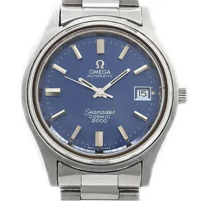 Omega Seamaster Cosmic Date Blue SS