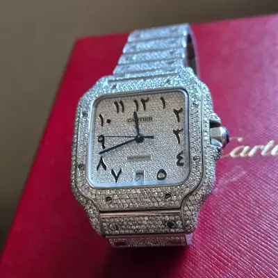 Cartier Santos Large Model Steel VS