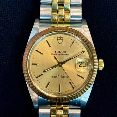 Tudor Prince Oysterdate Two Tone Bracelet