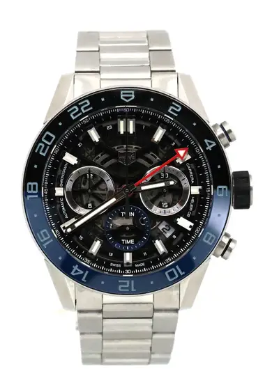 TAG Heuer Carrera Chronograph Twin-Time SS