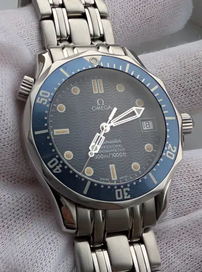 Omega Seamaster Professional Blue Bezel Date