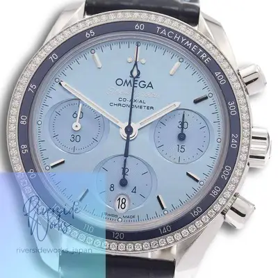 Omega 32438385003001 Speedmaster Diamond Bezel Chronograph
