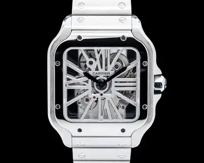 Cartier WHSA0015 Santos de Cartier Skeleton