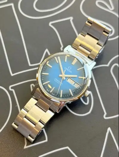 Omega As-Is Omega Seamaster Blue Gradient