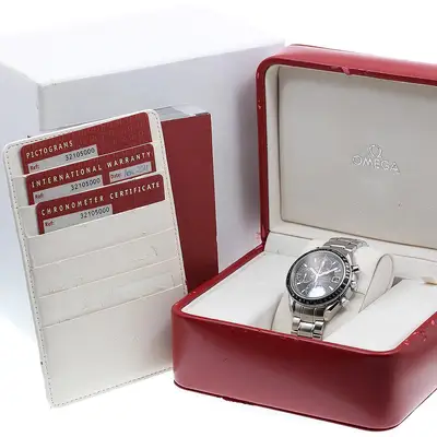 Omega Speedmaster Date 3210.5 Black Chronograph