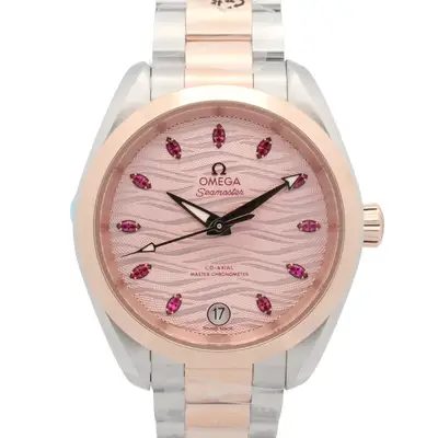 Omega Seamaster Aqua Terra Ruby Wrist