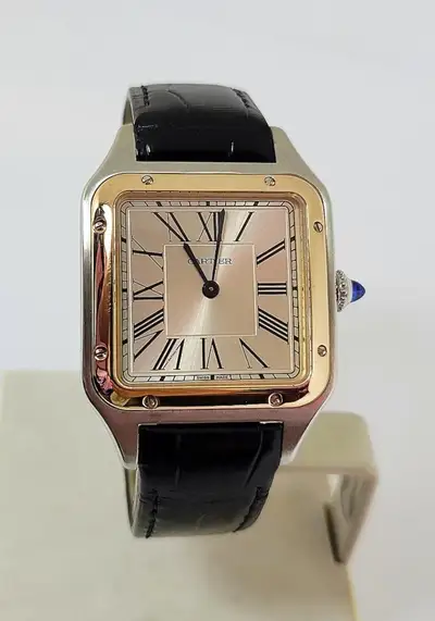 Cartier Steel/18k Rose CARTIER SANTOS Dumont Ref