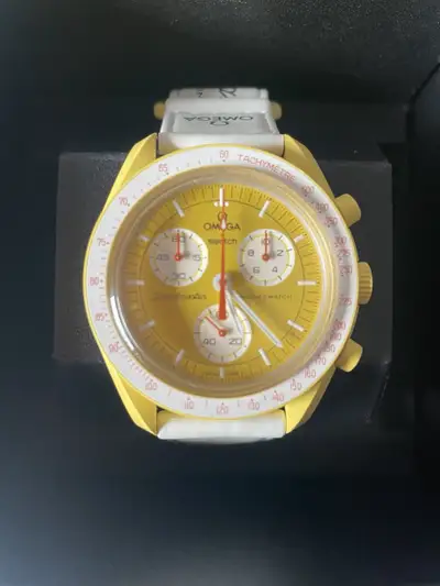 Omega OMEGA Swatch Mission to the Sun Speedmaster Chronograph Watch