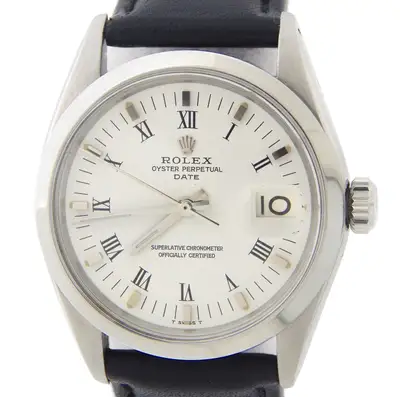 Rolex Date 1500 Stainless Steel Black