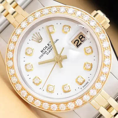 Rolex DATE 6917 WHITE 14K GOLD