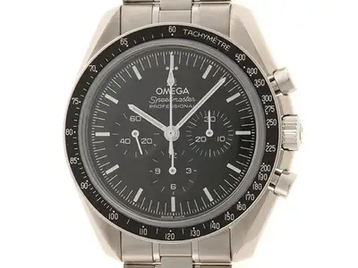 Omega Omega Watch Speedmaster Moonwatch Professional 310.30.42.50.01.002 Stainless Bla