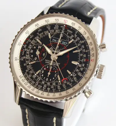 Breitling A21330 NAVITIMER DATORA, croc strap