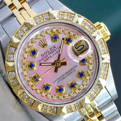 Rolex Datejust Two-Tone 14K Gold Diamond