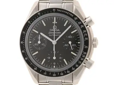 Omega Omega Speedmaster Automatic Watch 3539.50 Stainless Steel Black Dial Men Used