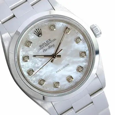 Rolex Air-King 14000 Stainless Steel White