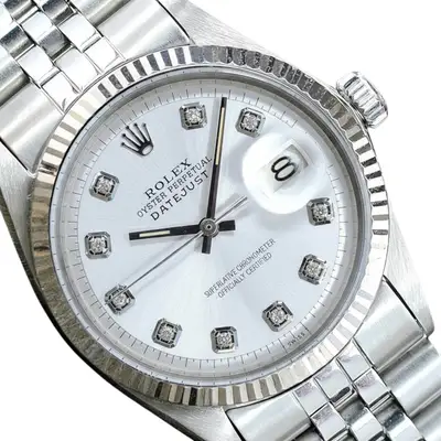 Rolex Datejust Stainless Steel Silver Jubilee