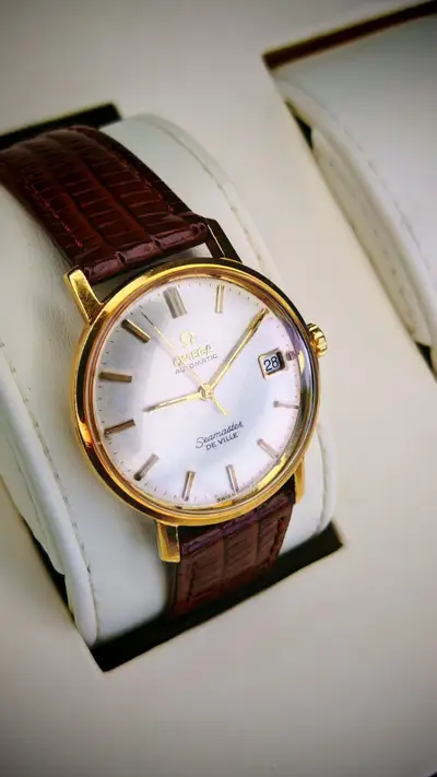 Omega 18 ct Omega Seamaster De vile