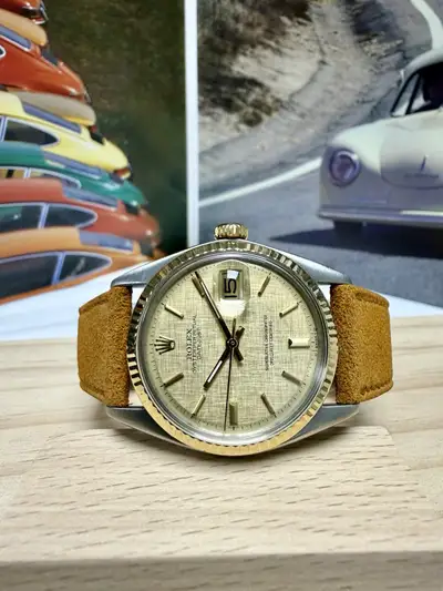 Rolex Datejust Gold Stainless Steel Champagne