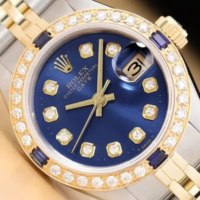 Rolex DATE 6917 DIAMOND 14K GOLD