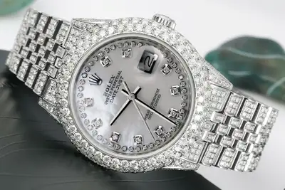 Rolex Custom Rolex Datejust White Mother Of