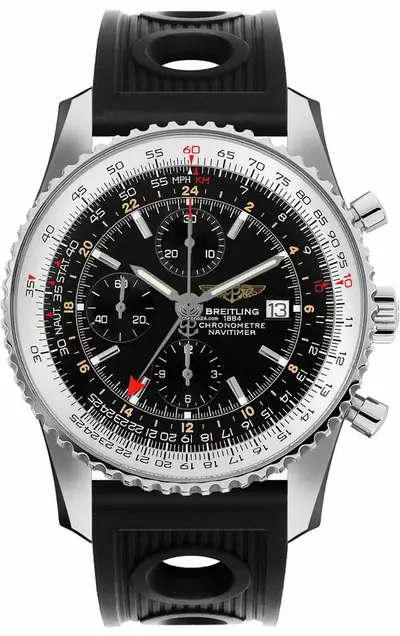 Breitling Navitimer World Chronograph GMT Stainless