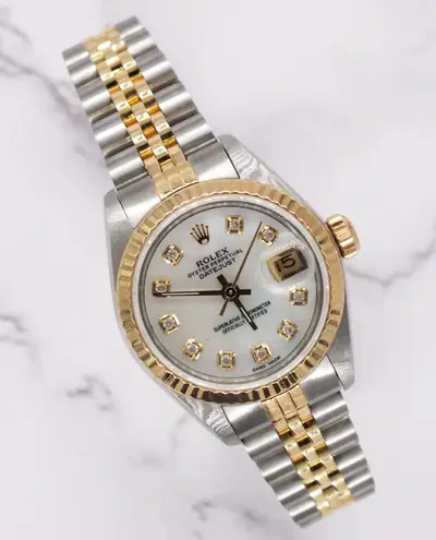 Rolex Datejust in Steel Gold with