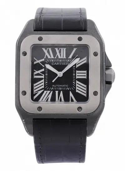 Cartier Santos 100 XL Large Black