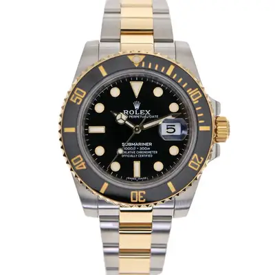 Rolex ROLEX Submariner Date 116613LN Black Case Size 40mm Men's Used Watch #61316