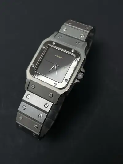 Cartier Unpolished Cartier Santos Carree ref. 2960