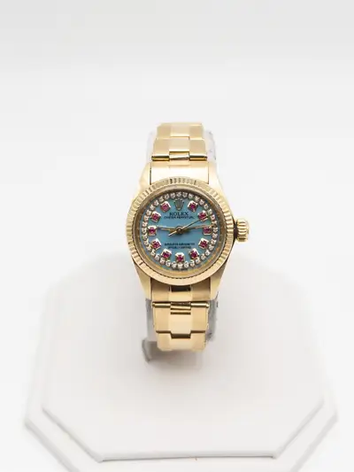 Rolex $25000 ROLEX OYSTER PERPETUAL BLUE MOP
