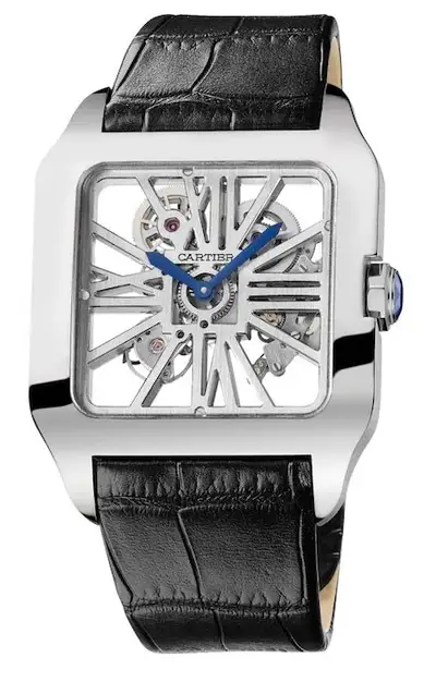 Cartier Santos Dumont Skeleton W2020033 18K