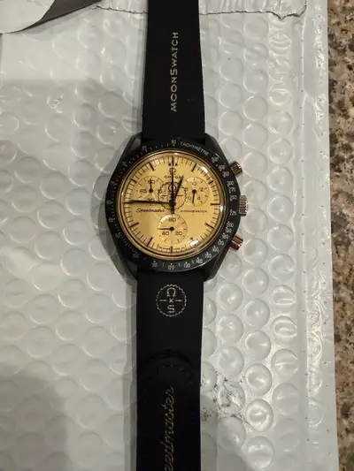 Omega Black Gold Omega Speedmaster Moonswatch Chronograph