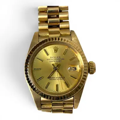 Rolex Datejust 18K Yellow Gold President