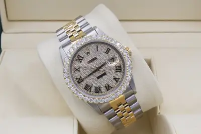 Rolex Datejust Custom 5ct Diamonds Two