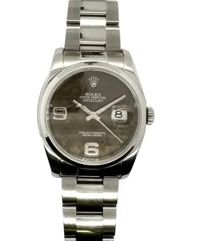 Rolex Datejust Brown Stainless Steel